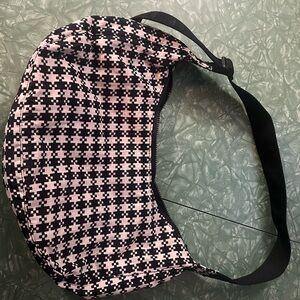 Baggu pixel gingham medium crescent